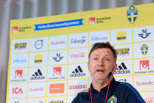 Head coach Peter Gerhardsson of the Swedish women’s
