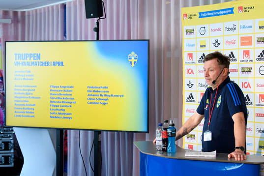 Head coach Peter Gerhardsson of the Swedish women’s