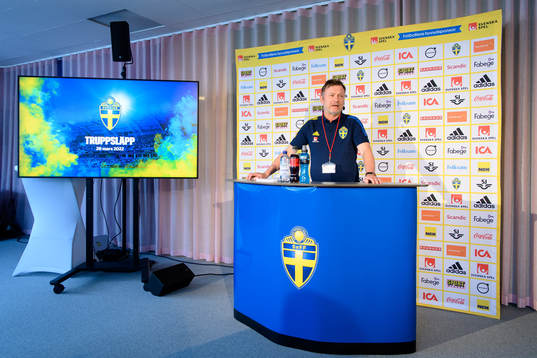 Head coach Peter Gerhardsson of the Swedish women’s