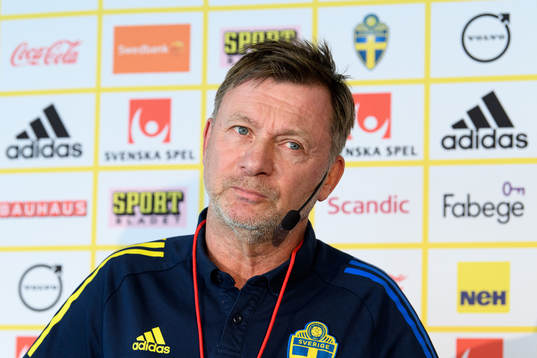 Head coach Peter Gerhardsson of the Swedish women’s