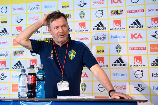 Head coach Peter Gerhardsson of the Swedish women’s