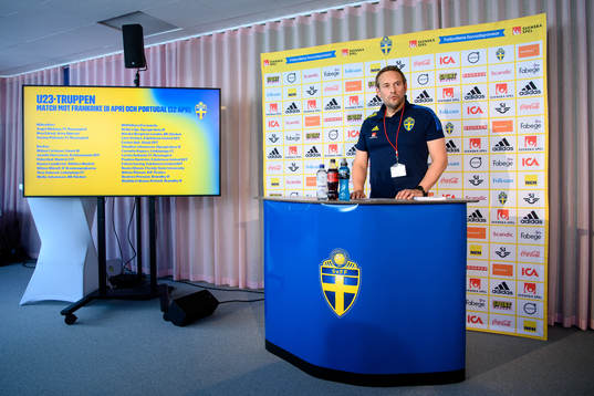 Head coach Martin Möller of the Swedish women’s U23