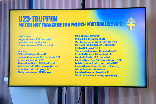 The U23 squad is presented by head coach Martin Möller of