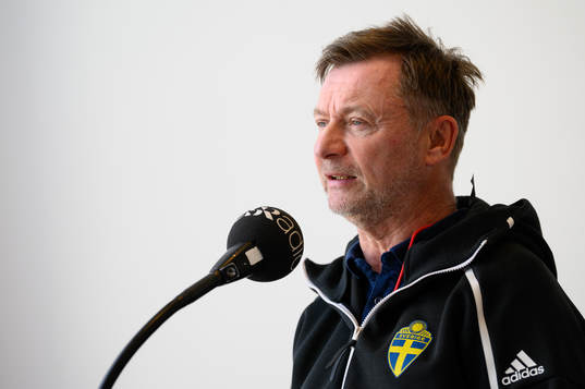 Head coach Peter Gerhardsson of the Swedish women’s