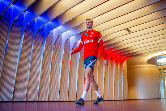 Stian Gregersen of the Norwegian national football team