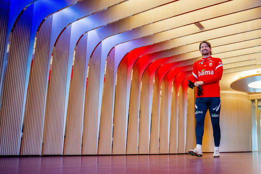 Stefan Strandberg of the Norwegian national football team