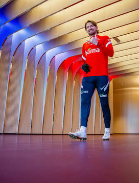 Stefan Strandberg of the Norwegian national football team