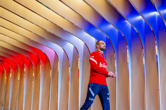 Veton Berisha of the Norwegian national football team