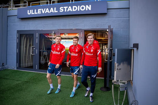 Marcus Holmgren Pedersen, Fredrik André Bjørkan and Jens