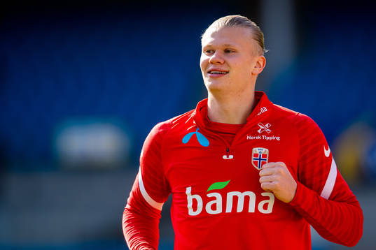 Erling Braut Haaland of the Norwegian national football team