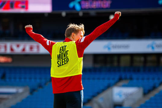 Martin Ødegaard of the Norwegian national football team