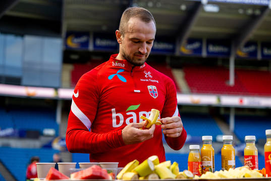 Veton Berisha of the Norwegian national football team