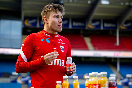 Fredrik André Bjørkan of the Norwegian national football