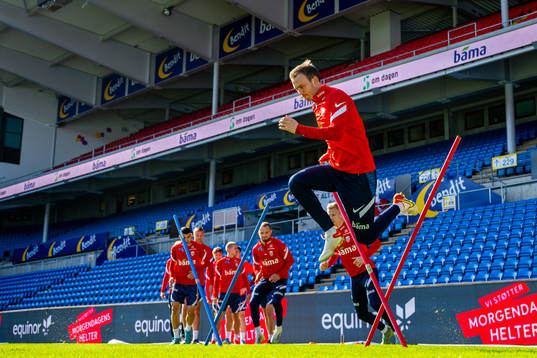 Fredrik Aursnes of the Norwegian national football team