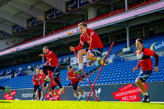 Marcus Holmgren Pedersen of the Norwegian national football