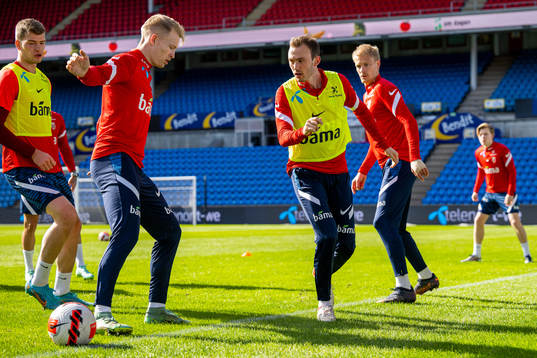 Fredrik Aursnes of the Norwegian national football team