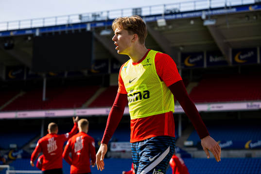 Kristian Thorstvedt of the Norwegian national football team