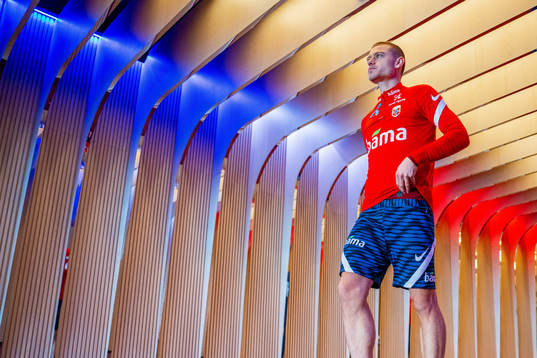 Julian Ryerson of the Norwegian national football team