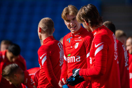 Kristian Thorstvedt of the Norwegian national football team