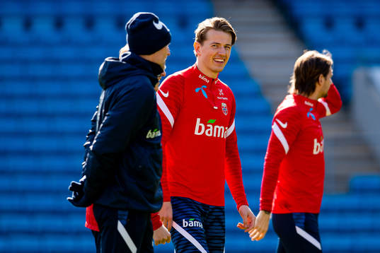 Sander Berge of the Norwegian national football team
