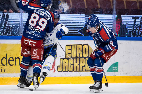 Leksands Justin Kloos och Oskarshamns Patrik Karlkvist