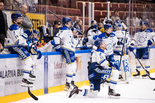 Leksands spelarna deppar