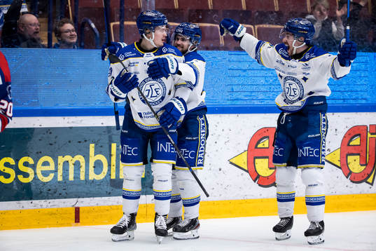 Leksands Linus Andersson jubel