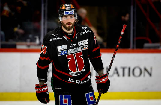 Örebros Nick Ebert deppar