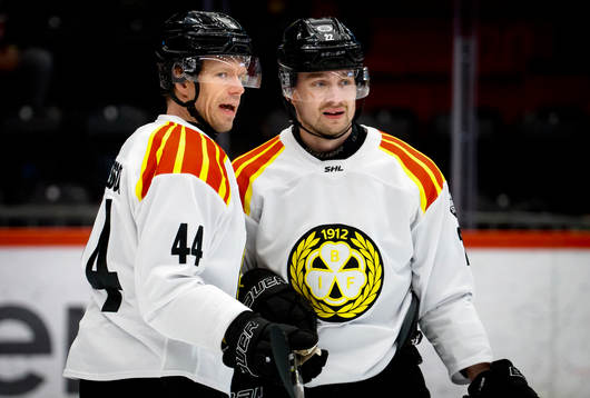 Brynäs Nicklas Danielsson och Adam Pettersson deppar