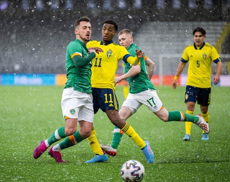 Lee O'Connor of Ireland and Paulos Abraham of Sweden