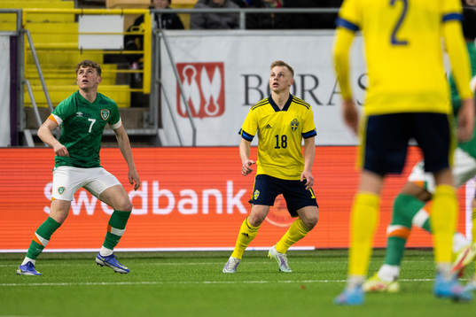 Gavin Kilkenny of Ireland and Isak Jansson of Sweden