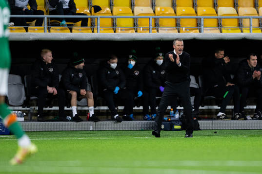 Head coach James Crawford of Ireland