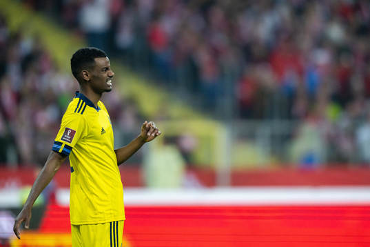 Alexander Isak of Sweden