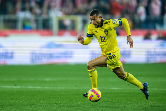 Robin Quaison of Sweden