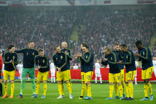 Victor Nilsson Lindelöf, goalkeeper Robin Olsen, Emil