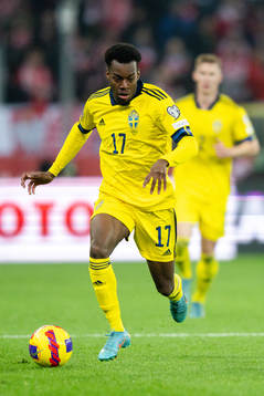 Anthony Elanga of Sweden