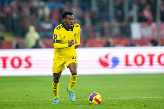 Anthony Elanga of Sweden