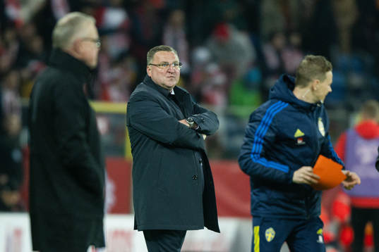 Head coach Czeslaw Michniewicz of Poland