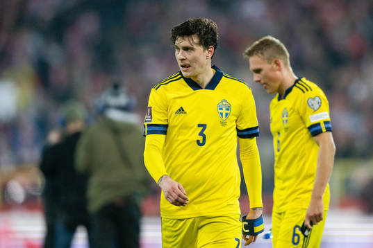 Victor Nilsson Lindelöf and Ludwig Augustinsson of Sweden