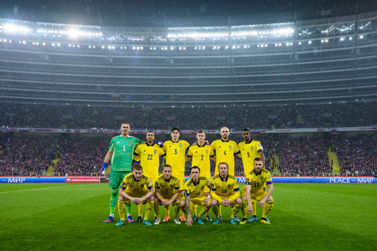 The staring eleven of Sweden