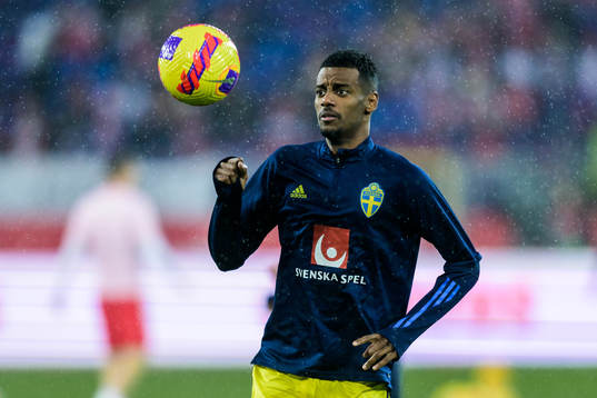 Alexander Isak of Sweden