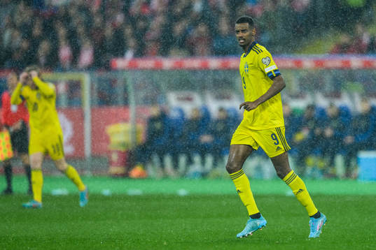 Alexander Isak of Sweden