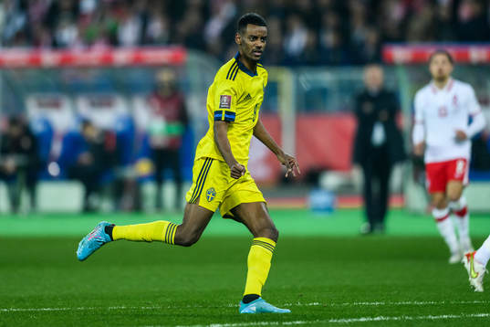 Alexander Isak of Sweden