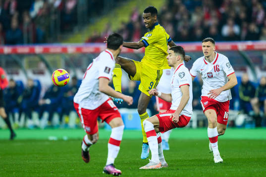 Alexander Isak of Sweden