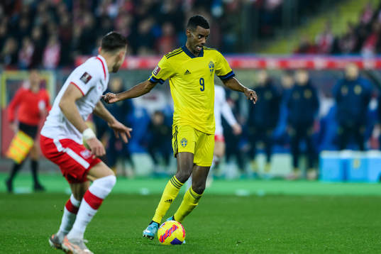 Alexander Isak of Sweden