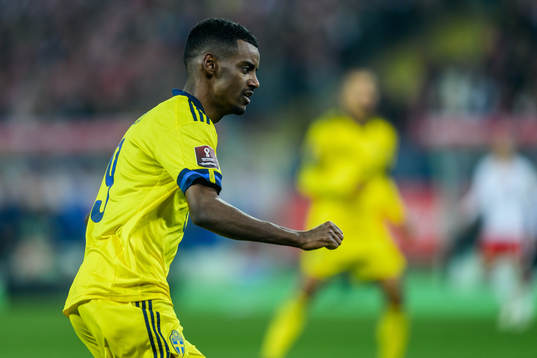 Alexander Isak of Sweden
