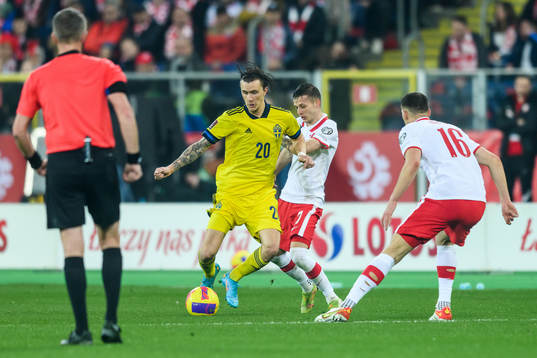 Kristoffer Olsson of Sweden and Adam Buksa of Poland