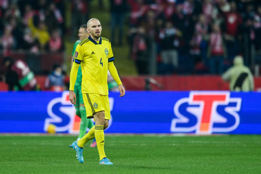 Marcus Danielson of Sweden looks dejected