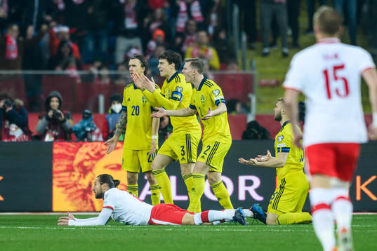Kristoffer Olsson, Victor Nilsson Lindelöf and Emil Krafth
