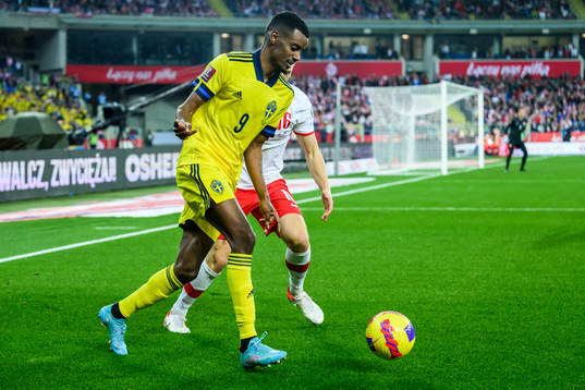 Alexander Isak of Sweden